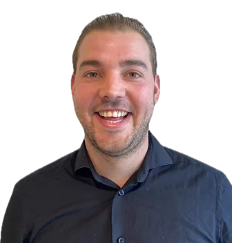 Portret van Aaron Mutsaers, contact voor België bij De Bresser